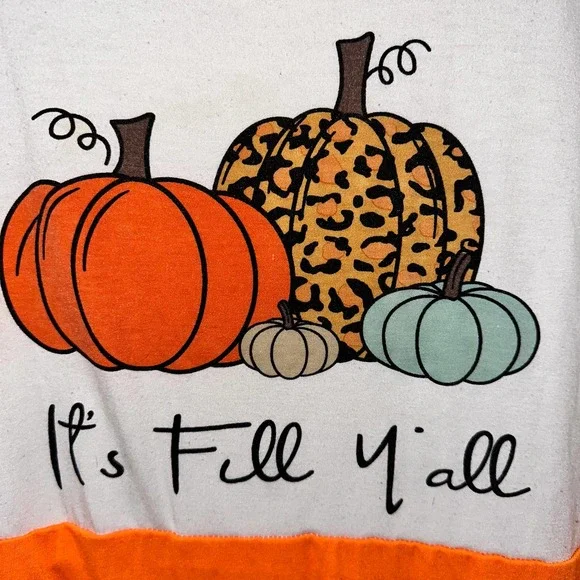 PUMPKIN SHIRT ITS FALL YALL - Picture 3 of 3